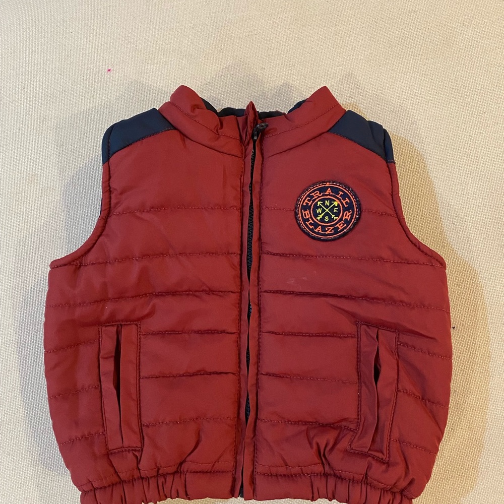 Winter baby puffer vest